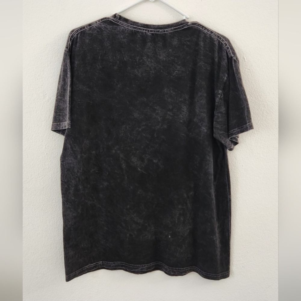Aaliyah R&B Graphic TShirt Charcoal Grey Mineral Wash Size Medium Unisex - Picture 4 of 14